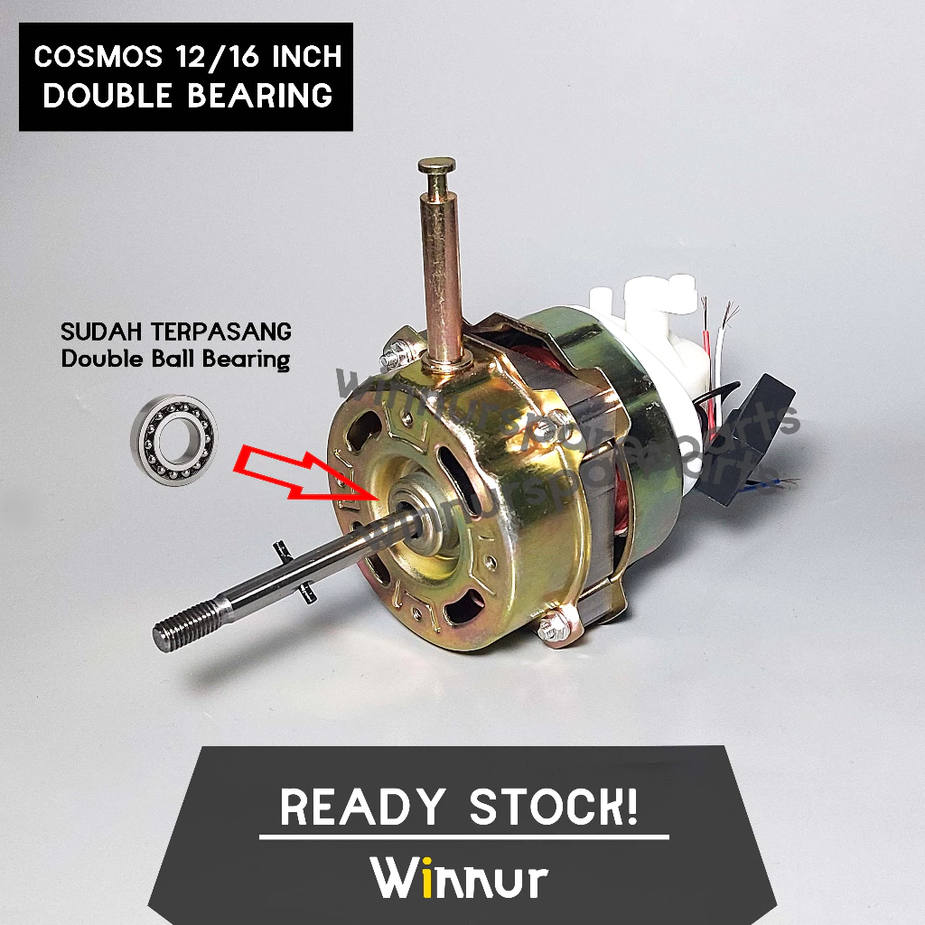 Dinamo Kipas Angin COSMOS DOUBLE BEARING Mesin Kipas UNIVERSAL UMUM