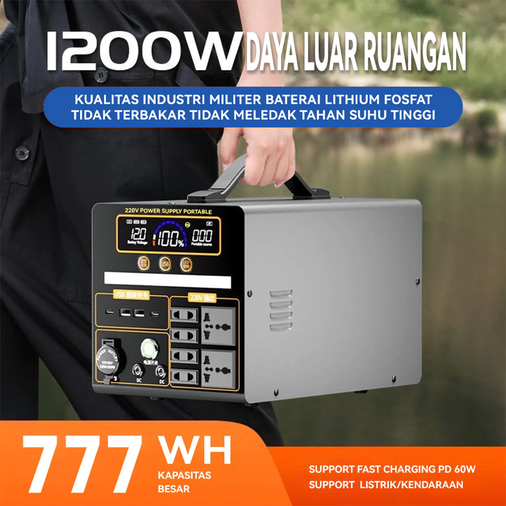 Portable Power Station Camping Generator