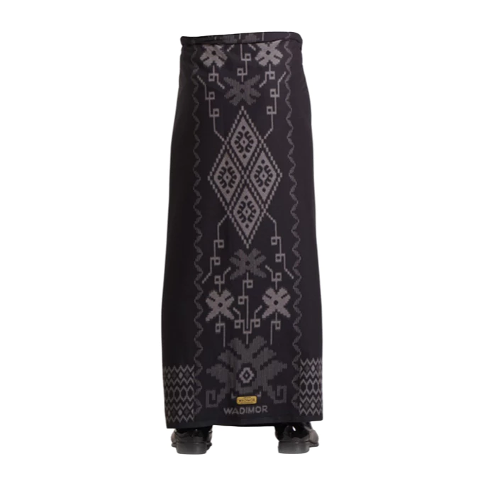 Wadimor Sarung Tenun Bali 555 Hitam Katun Adem