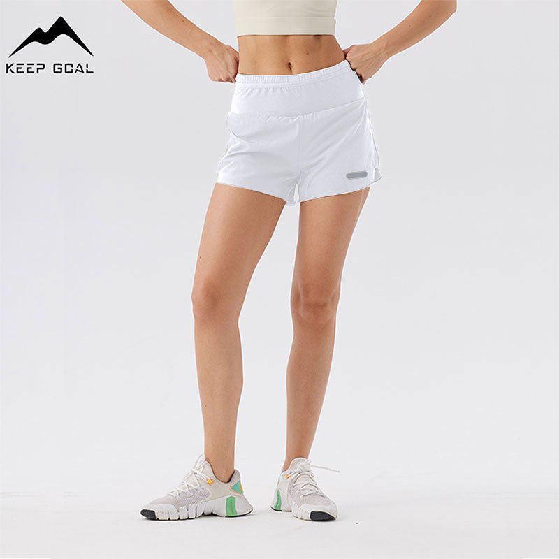 KEEP GOAL celana gym wanita pendek yoga joging premium