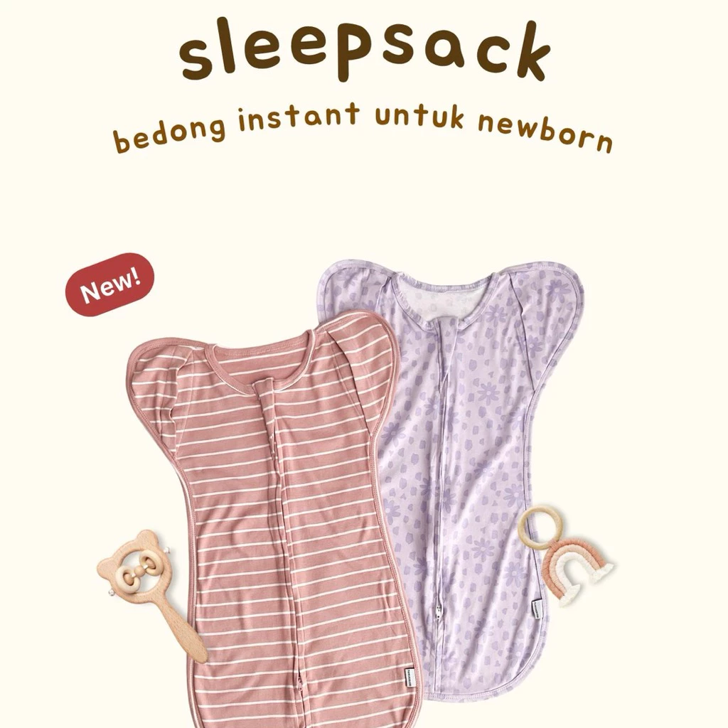 SHOPBYAUNTY - Cotton Sleepsack Newborn (Bedong Instan)