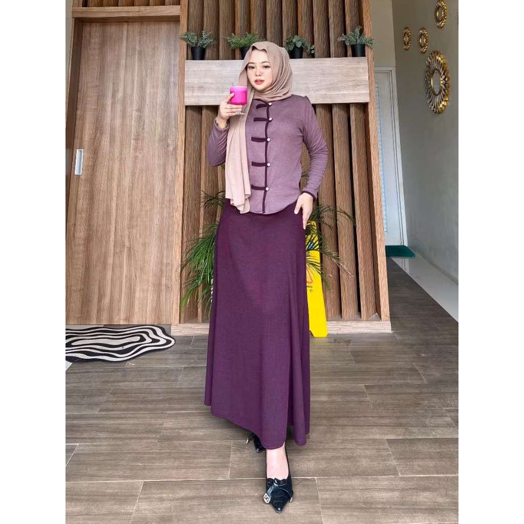 CAMELLIA ONE SET KNIT ll One Set Knit Kekinian