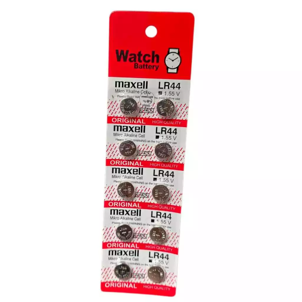 ( 1 Lembar ) Battery Kalkulator MAXELL LR44/AG13 Batre Murah LR 44