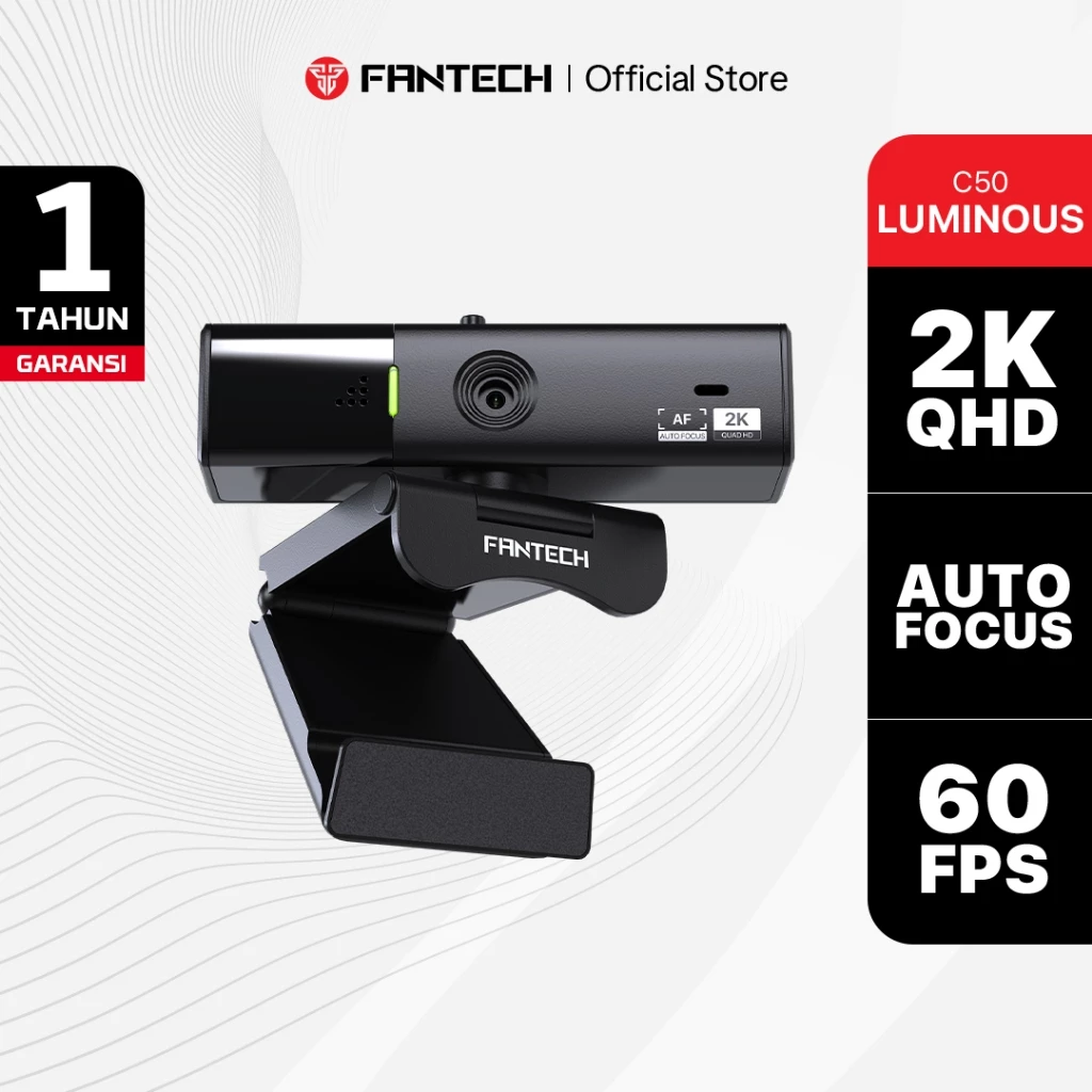 73. Fantech Webcam 2K Quad HD 60 FPS 1080p