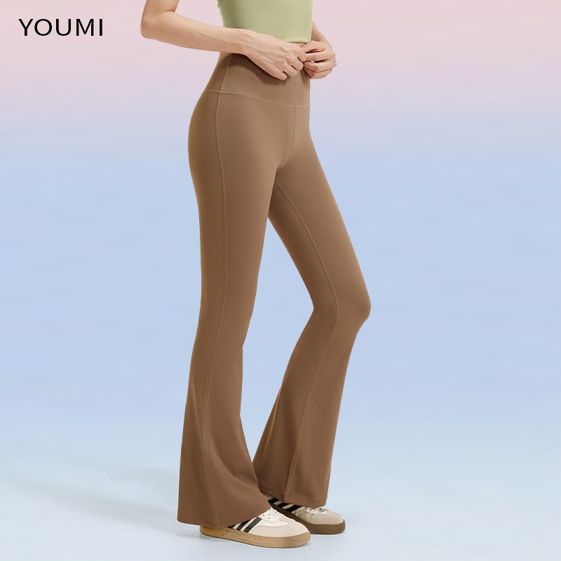 YOUMI Legging Cutbray Celana Olahraga Wanita High Waist Gym Yoga Senam Fitness Badminton