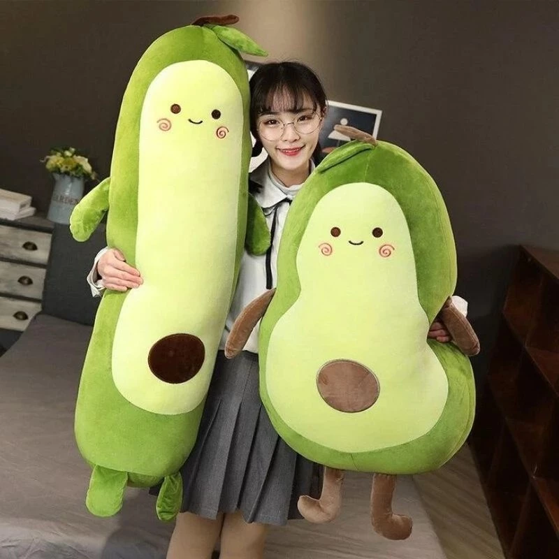 Bantal Guling Boneka Alpukat Lucu – Jumbo & Empuk untuk Anak & Dewasa