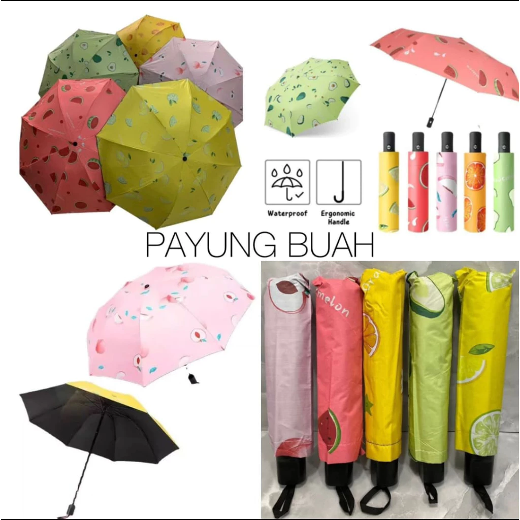 PAYUNG LIPAT BUAH / PAYUNG LIPAT KOREA BUAH Kirim Random