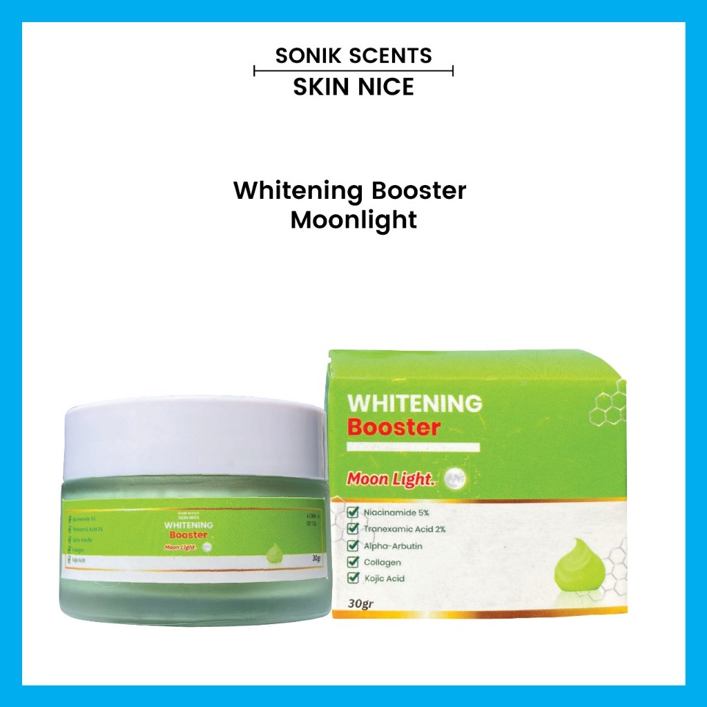 SONIK SCENTS SKIN NICE WHITENING BOOSTER 50/30 gr Moon Light Niacinamide 5 %,Tranexamic