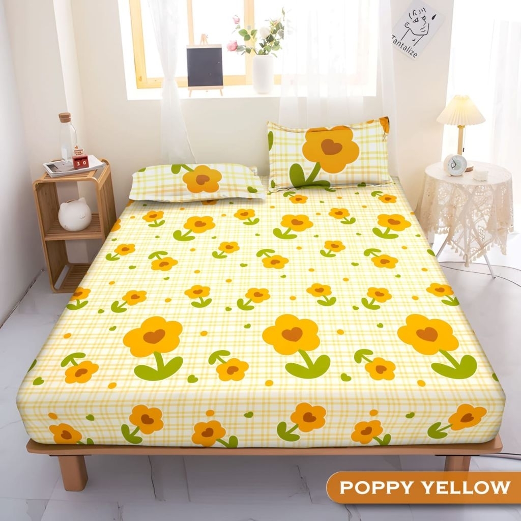 Sprei Tinggi 30 Dobel Karet Katun Homemade