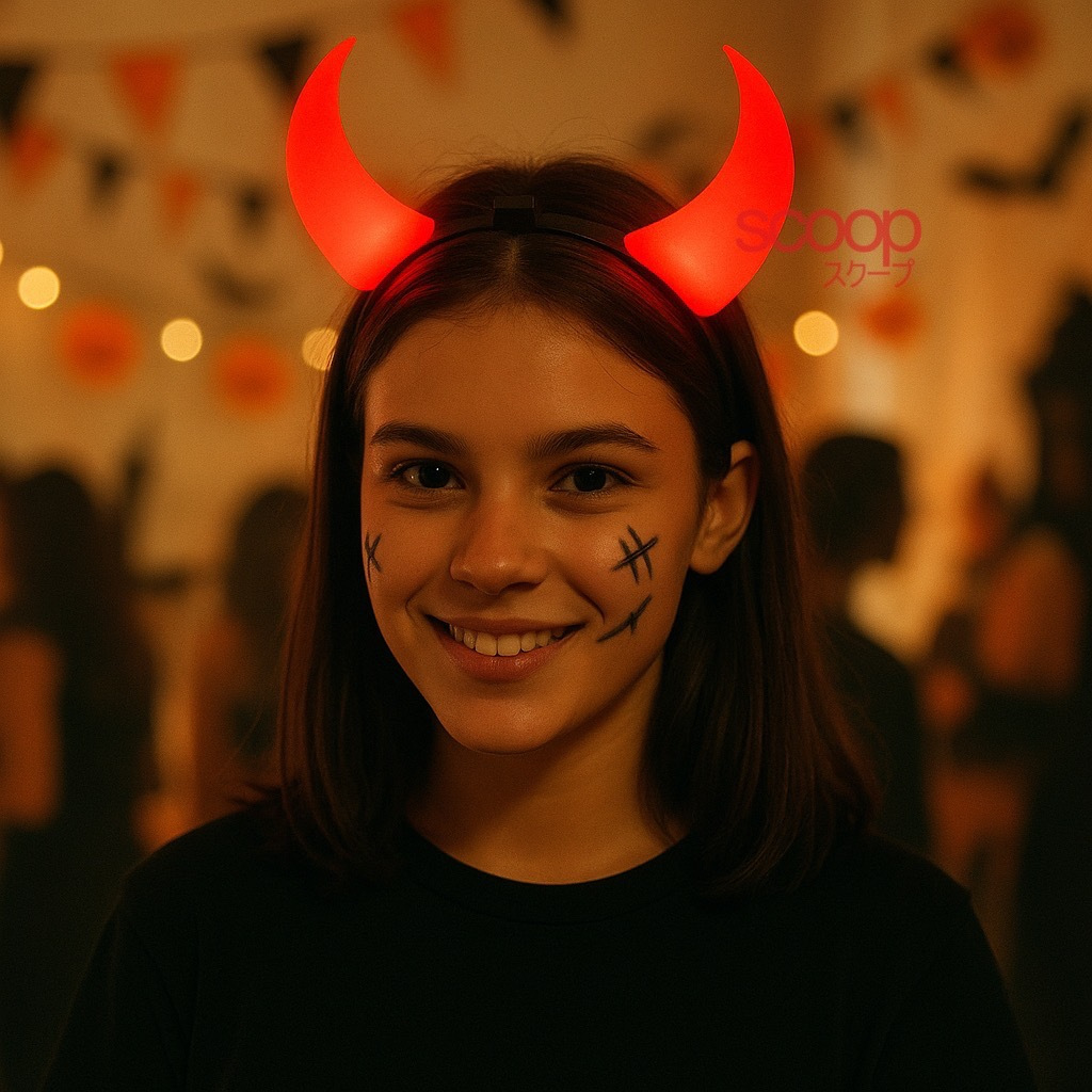 W! Accessories Halloween Bando Tanduk Lampu 73130200