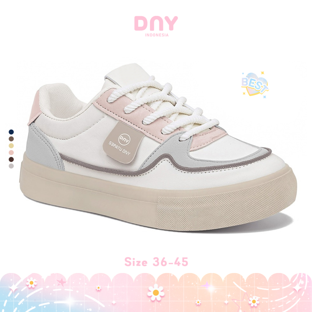 Sepatu DNY Sepatu Sneakers Wanita Running Shoes Perempuan Casual Shoes Spatu Jalan Import