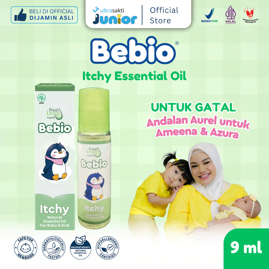 BEBIO ITCHY - 9 ML | Essential Oil Bayi dan Anak BEBIO ITCHY - 9 ML | Essential Oil Bayi dan Anak