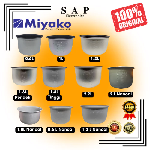 Panci Rice Cooker MIYAKO / Kukusan / MCM 606 / MCM 610 / MCM 612 / MCM 528 / MCM 507