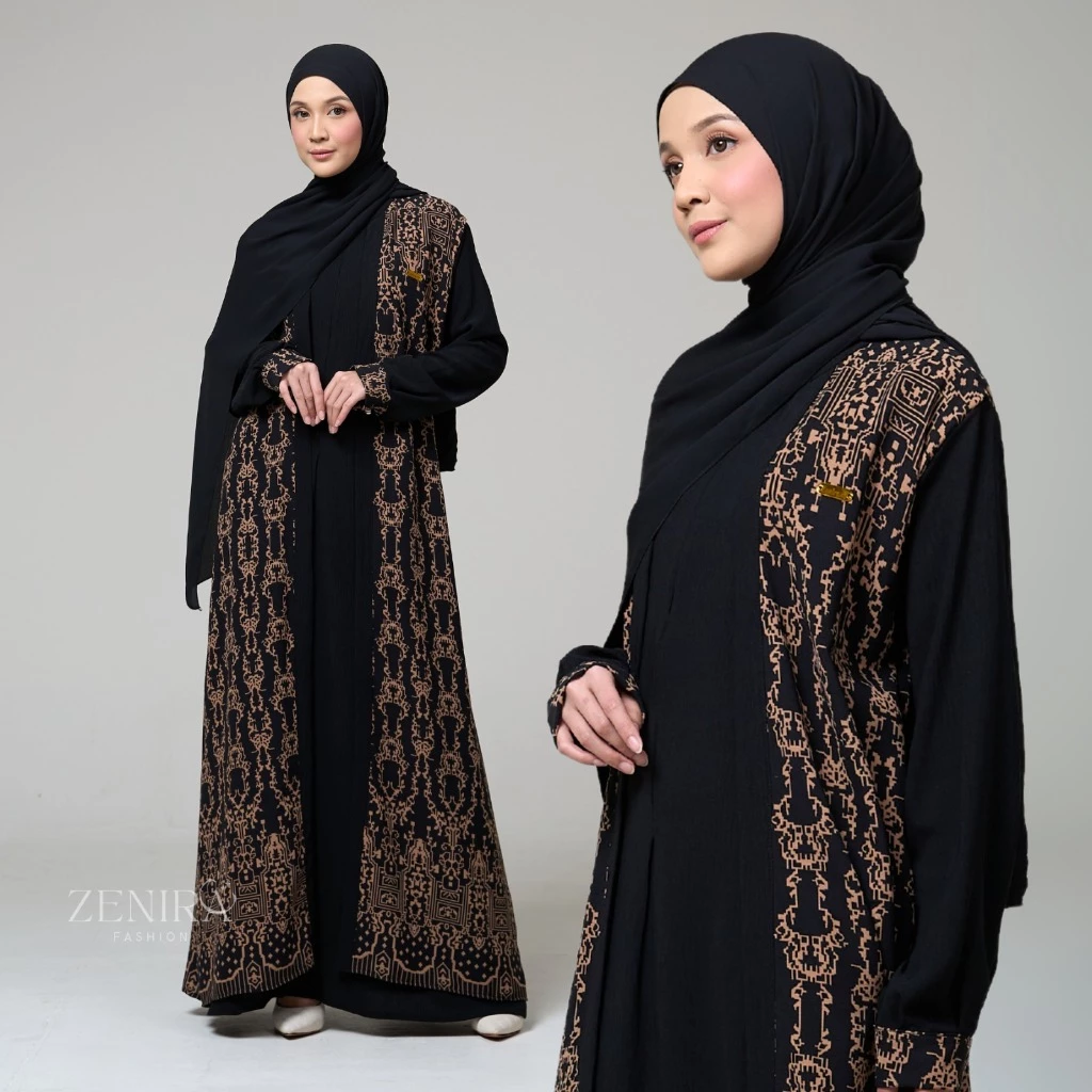 Zenira Official - Gamis Syahira Dress Maxy Gamis Wanita Lebaran Terbaru 2026 Premium Elegan & Modern