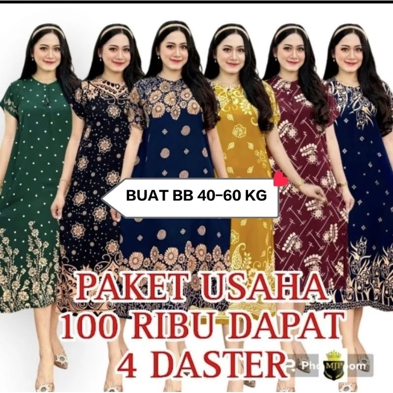 PAKET DASTER 4 PCS 100RB/DASTER RAYON