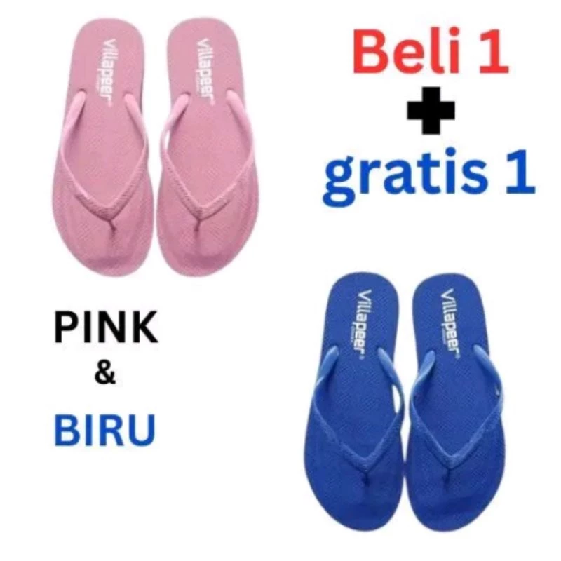 CTS Sendal sandal jepit wanita classic trendy terbaru beli1pasang bonus1pasang