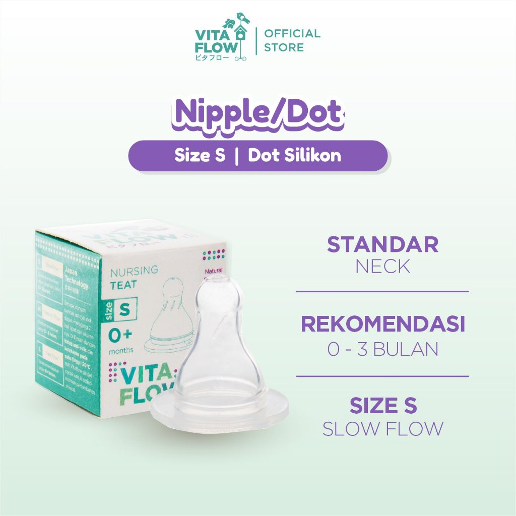 Vitaflow Dot Silikon Antikolik Size S