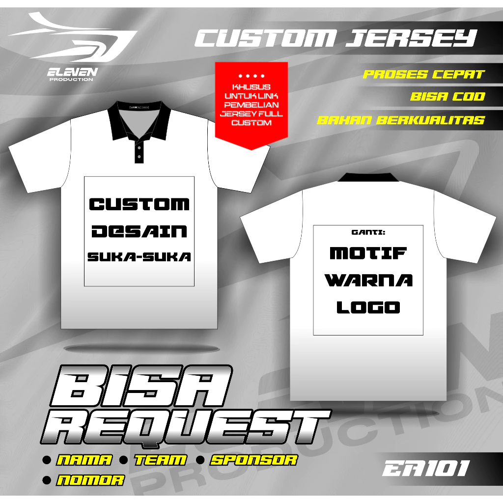 Jersey Custom Full Custom jersey racing jersey sport baju seragam usaha jersey bola