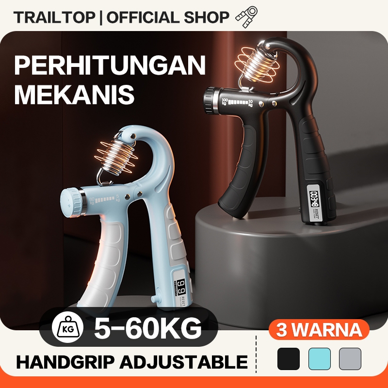 TrailTop Handgrip Adjustable Alat Bantu Fitness Otot Lengan Tangan Portable Handgrip