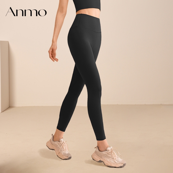 ANMO-Celana Highwaist Wanita Celana Legging Wanita Legging Celana Sport Wanita Legging