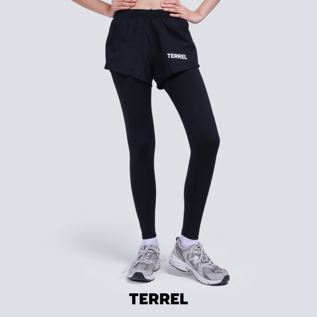 Terrel Sportswear - Compression Short Active Black Women Running Gym | Celana Pendek 2 in