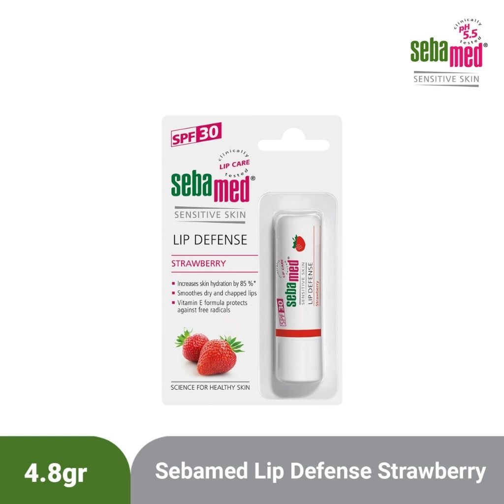 Sebamed Lip Defense SPF 30 Strawberry 4.8gr