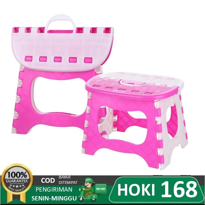 Kursi Mini Lipat Portable Praktis Kursi Anak anak Plastik Tebal