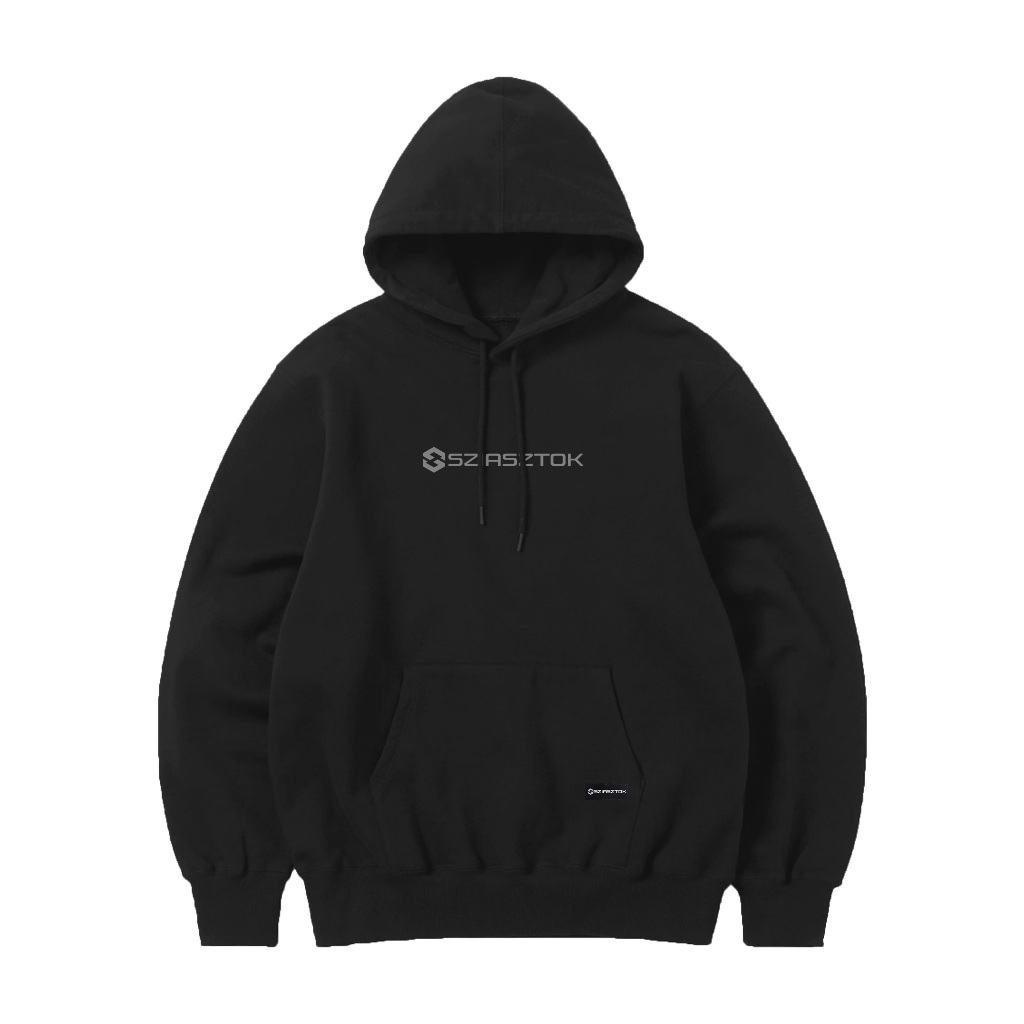 Sziasztok - Hoodie Pria Simple Hitam