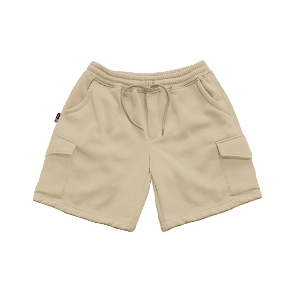 Westpride - Celana Pendek Pria Cargo Fleece