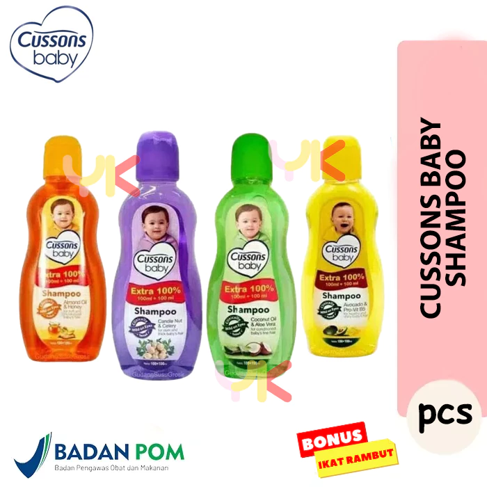Cussons Baby Shampoo | Shampoo Bayi 50+50ml 100+100ml