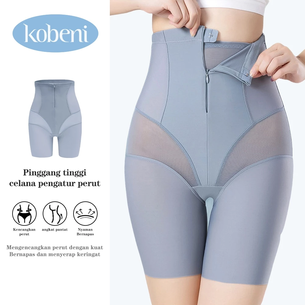 KOBENI Korset Pelangsing Perut Pinggang Tinggi Elastis Shaper Pants