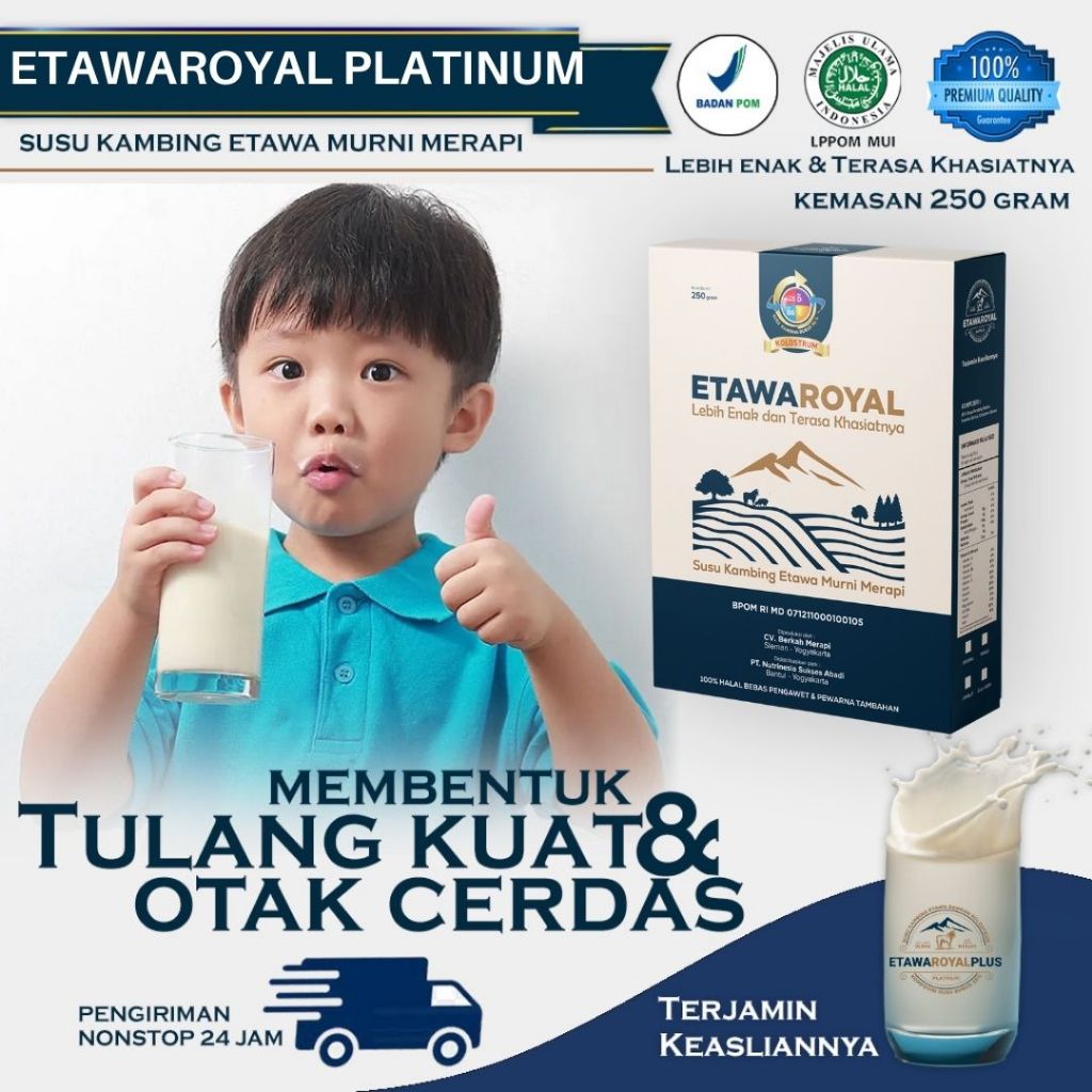 Susu etawa anak / Susu Kecerdasan / Perubahan merk Etawaplus Platinum Asli / Etawaroyal