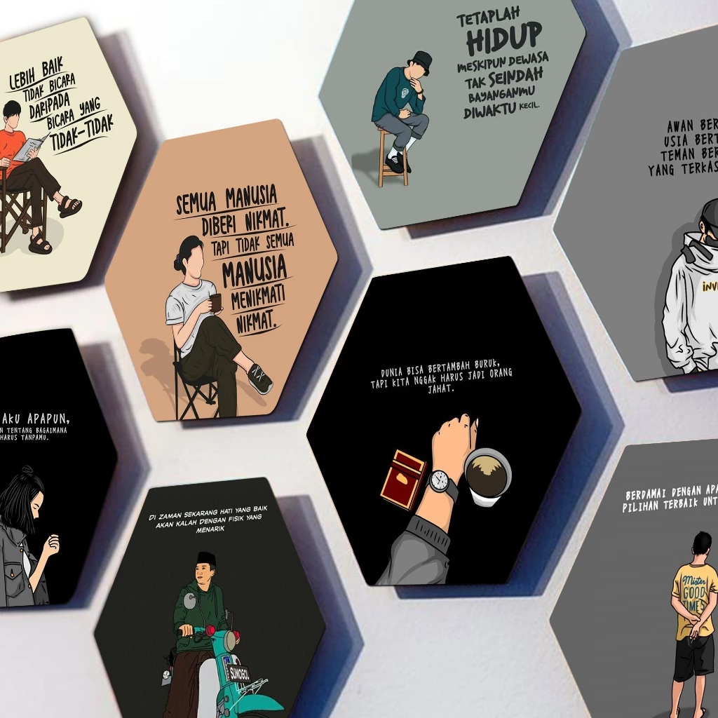 HIASAN DINDING KAMAR QUOTES DESIGN AESTHETIC / WALLDECOR [H29] POSTER KAYU / DEKORASI RUMAH / HIASAN DINDING