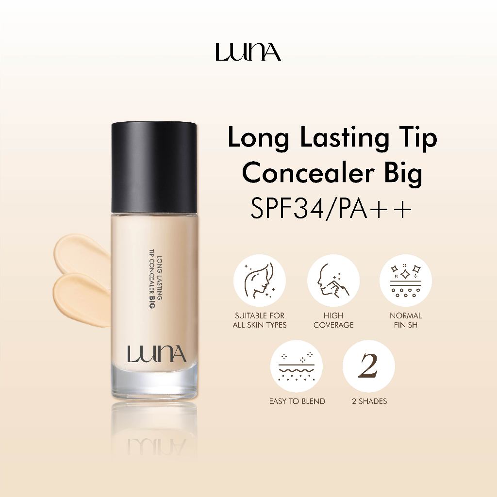 LUNA Long Lasting Tip Concealer Big SPF34/PA++ 30g