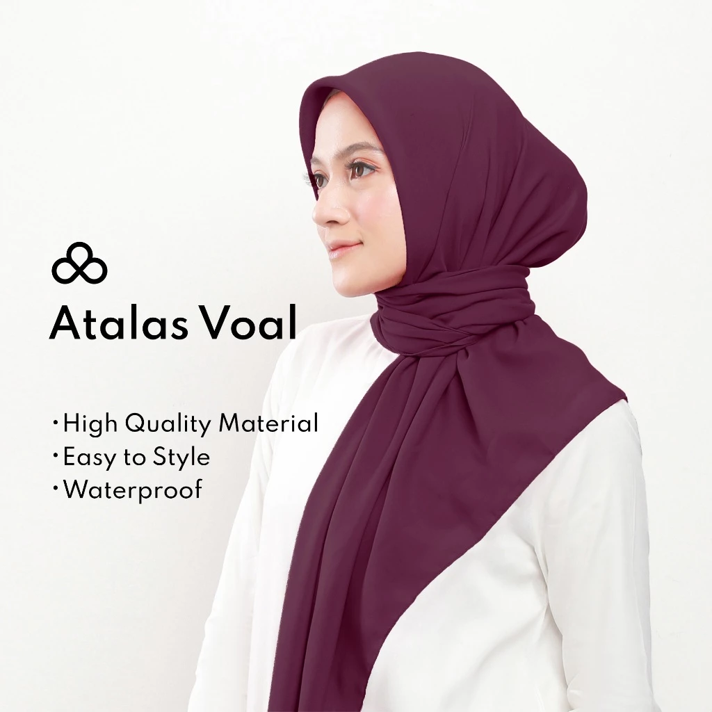 Atala Scarves - Atalas Voal - Hijab Hijab Segi Empat