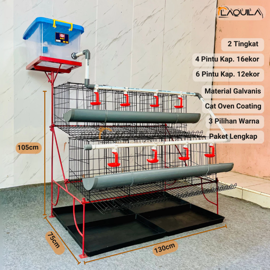 Kandang Ayam 2 Tingkat