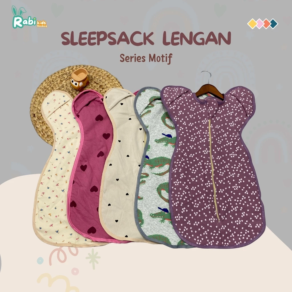 Sleepsack Bayi Motif Karakter Bahan Lembut - Rekomendasi Selimut Bedong Instan Bayi Laki-laki dan Perempuan 0-6 Bulan