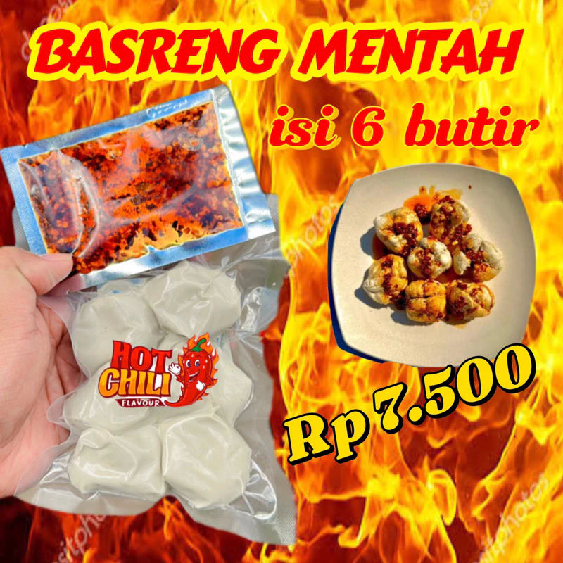 Basreng mentah viral isi 6 gratis chili oil & bumbu asin by @mafia_basreng