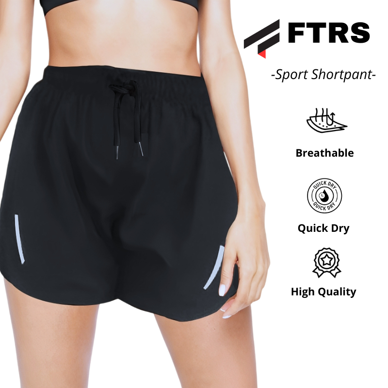 V3 - Celana Pendek Sport Wanita | Quick Dry & Breathable | Celana Gym Jogging Training