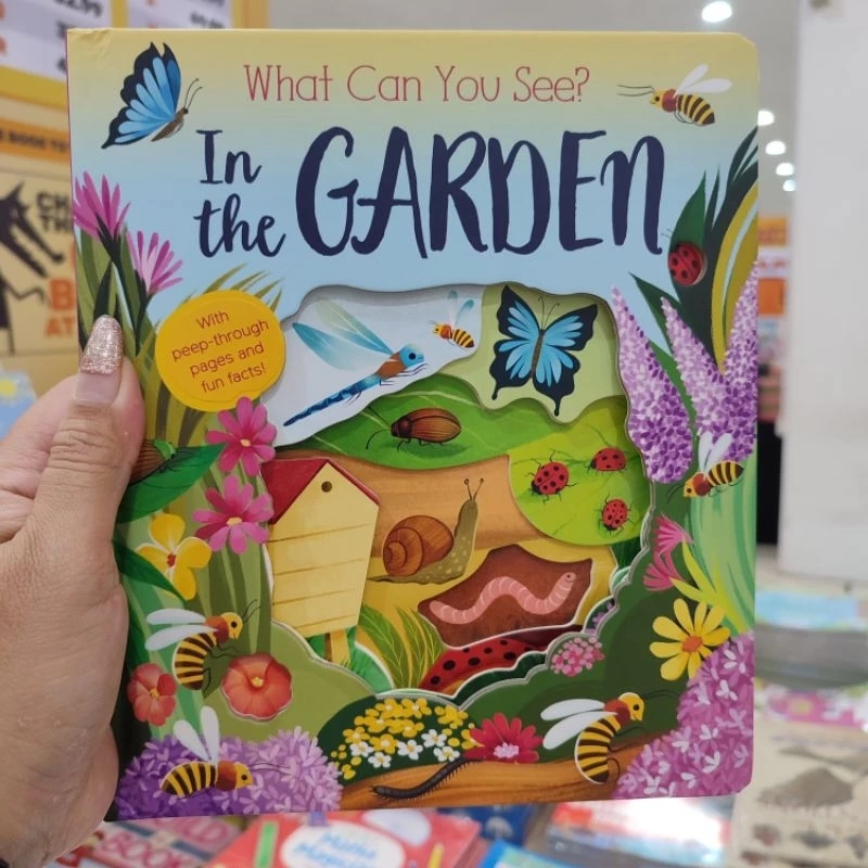 BIG BAD WOLF BOOKS ■ WHAT CAN YOU SEE? : IN THE GARDEN - BUKU ANAK BBW IMPORT