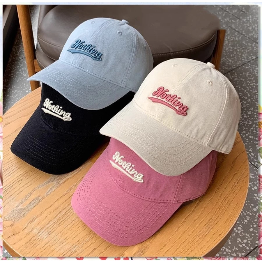 Topi matahari topi memuncak huruf baru topi baseball pelindung matahari topi lari dan