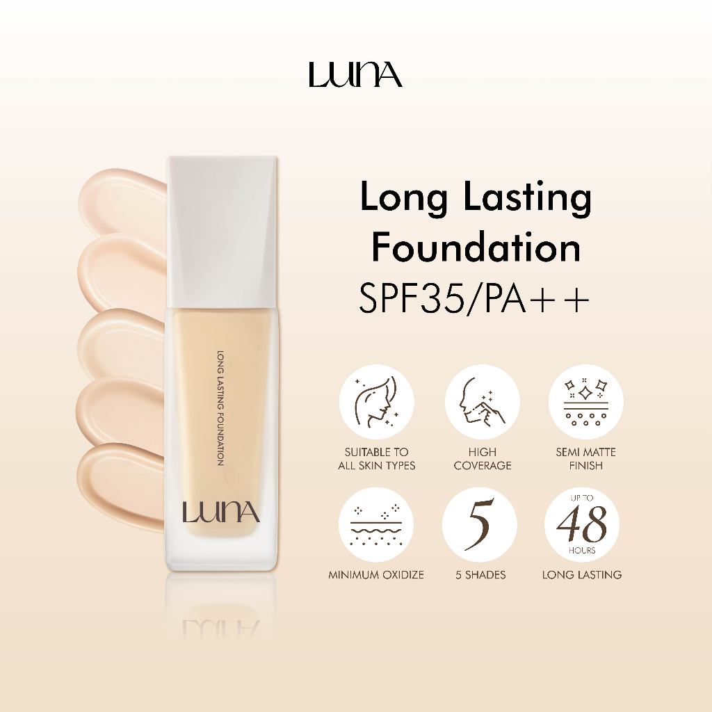 LUNA Long Lasting Foundation SPF35-PA++ 30ml