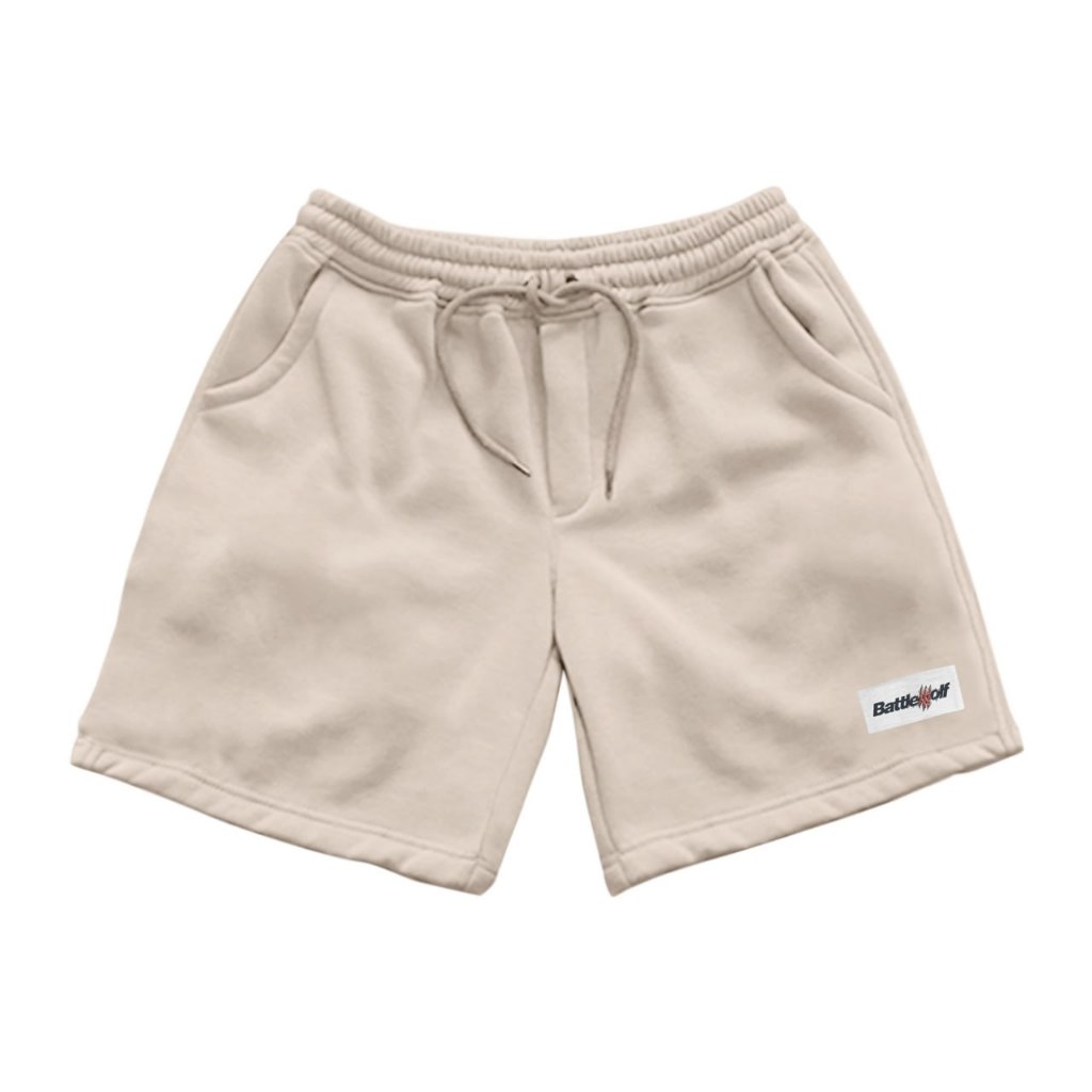 BATTLEWOLF-Boardshort Matt Fleece Lembut Celana Pendek|Celana Pendek Peria|Celana Santai