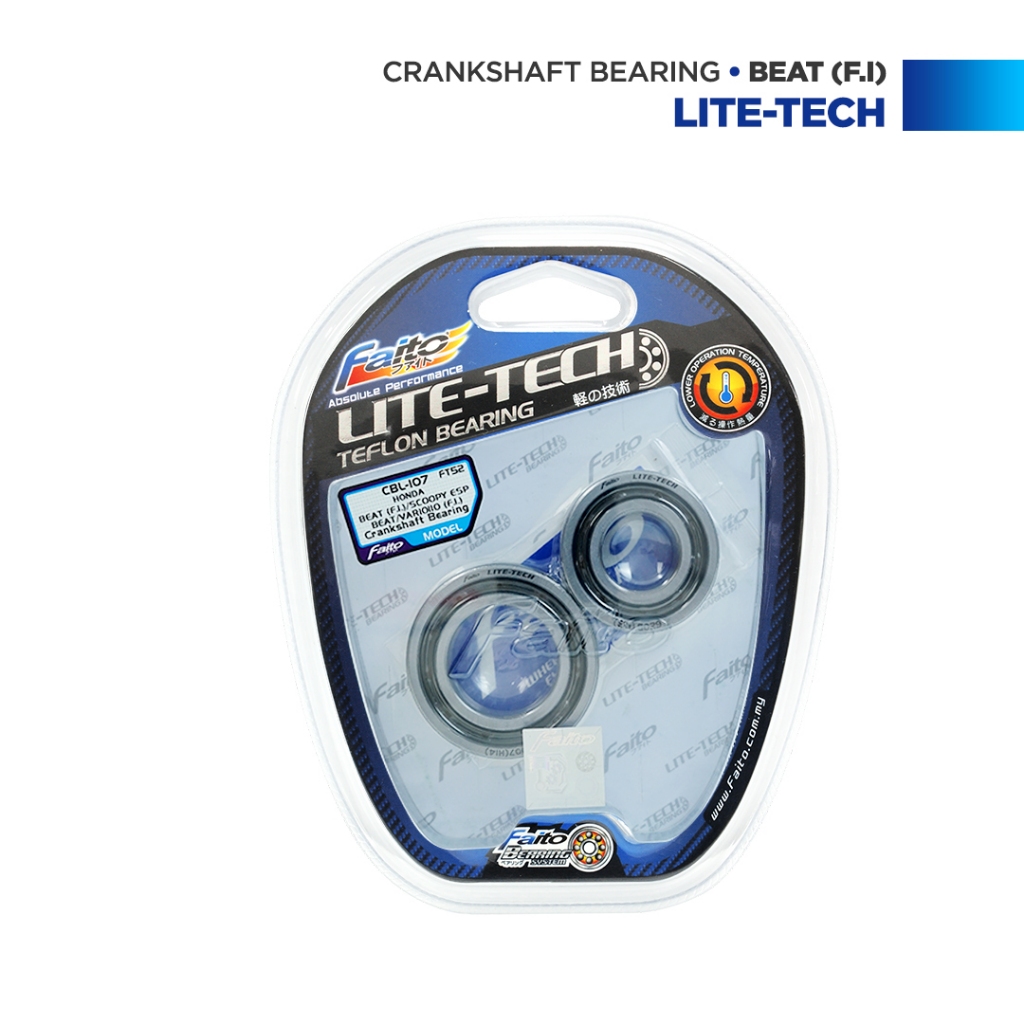 Faito Bearing Kruk As Lite-Tech C3 Beat Karbu / Beat FI / Scoopy Karbu / Scoopy FI