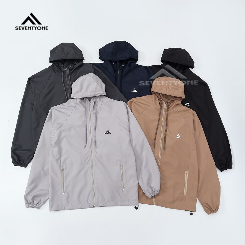 SEVENTYONE - TERMURAH Jaket Parasut Olahraga, Sauna Suit, Jogging, Lari, Bersepeda