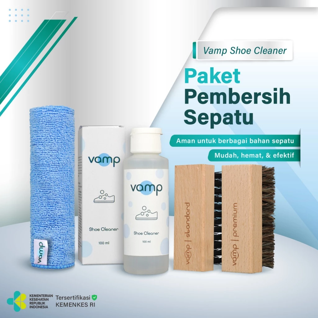 Vamp Shoe Cleaner | Pembersih Sepatu Cairan Sabun Cuci Sneakers 100ml