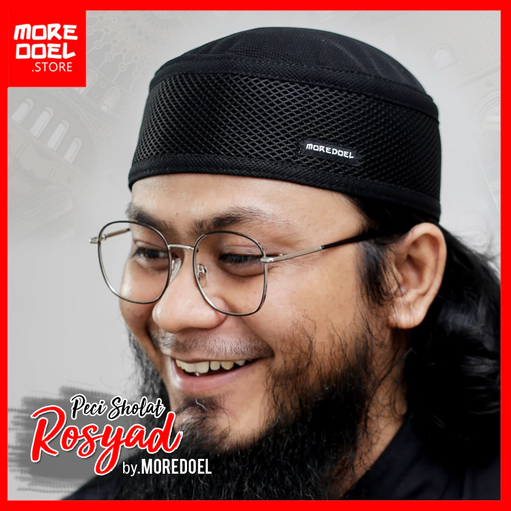 87. Kopiah Peci Hitam Peci Dewasa Rosyad By Moredoel