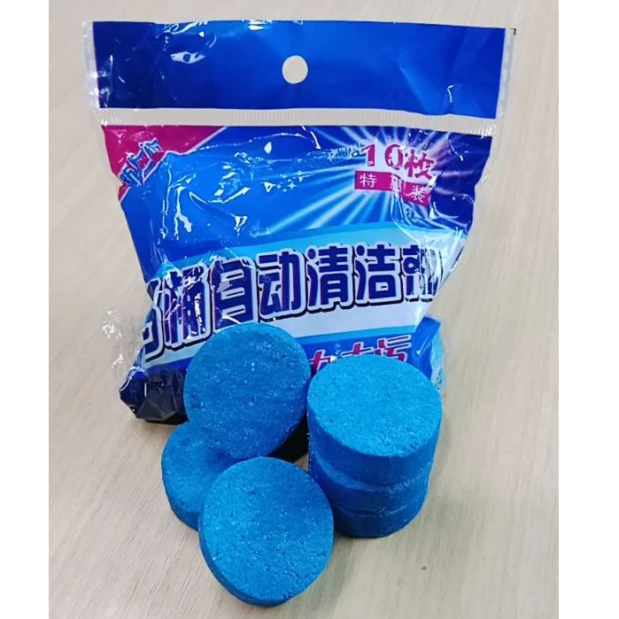 AutoShope Isi 10 Tablet Biru Pewangi Pembersih Kloset Closet Toilet WC Penyegar Blocks