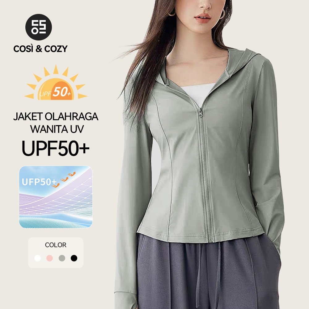 COSI COZY Jaket Olahraga Outdoor Pelindung Matahari Anti UV Longgar Loose Fit UPF50+