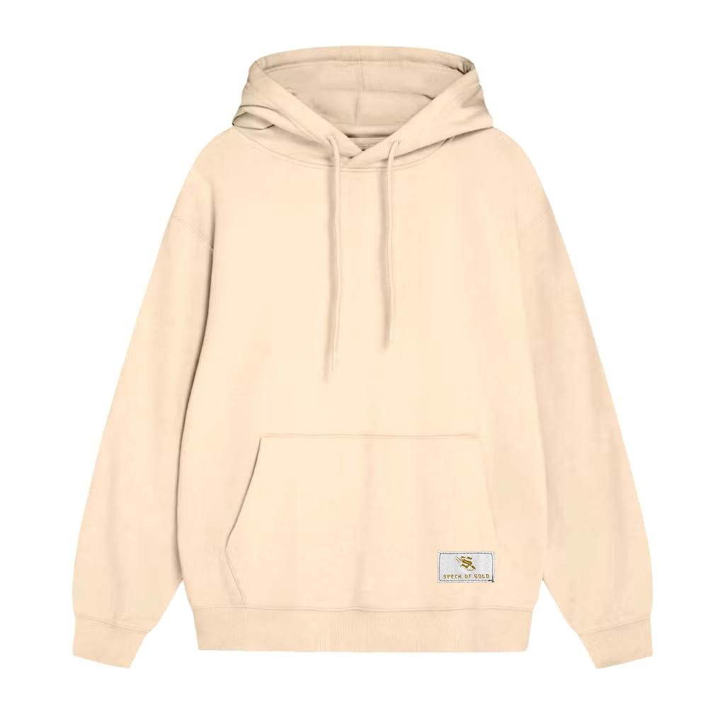 SPECK OF GOLD - Hoodie Sweater Polos Cream Pria